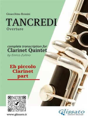 cover image of Tancredi--Clarinet Quintet (Parts)